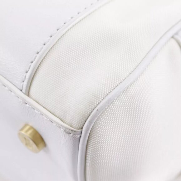 CELINE Mini Boston Handbag 2004 Athens Olympics Limited White Nylon canvas... - Picture 12 of 12